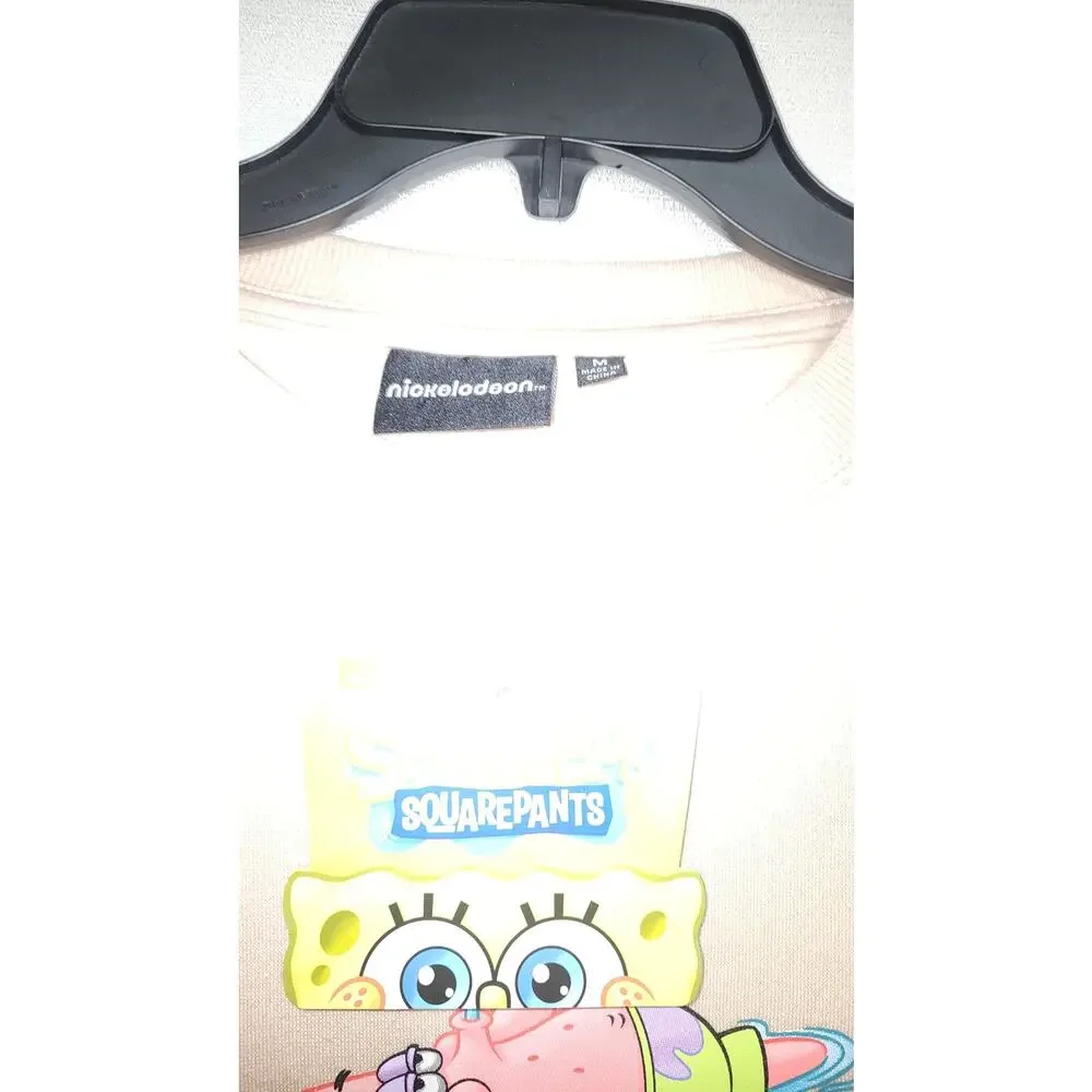 Sponge bob sweatshirt men's medium-first picture is back of sweatshirt